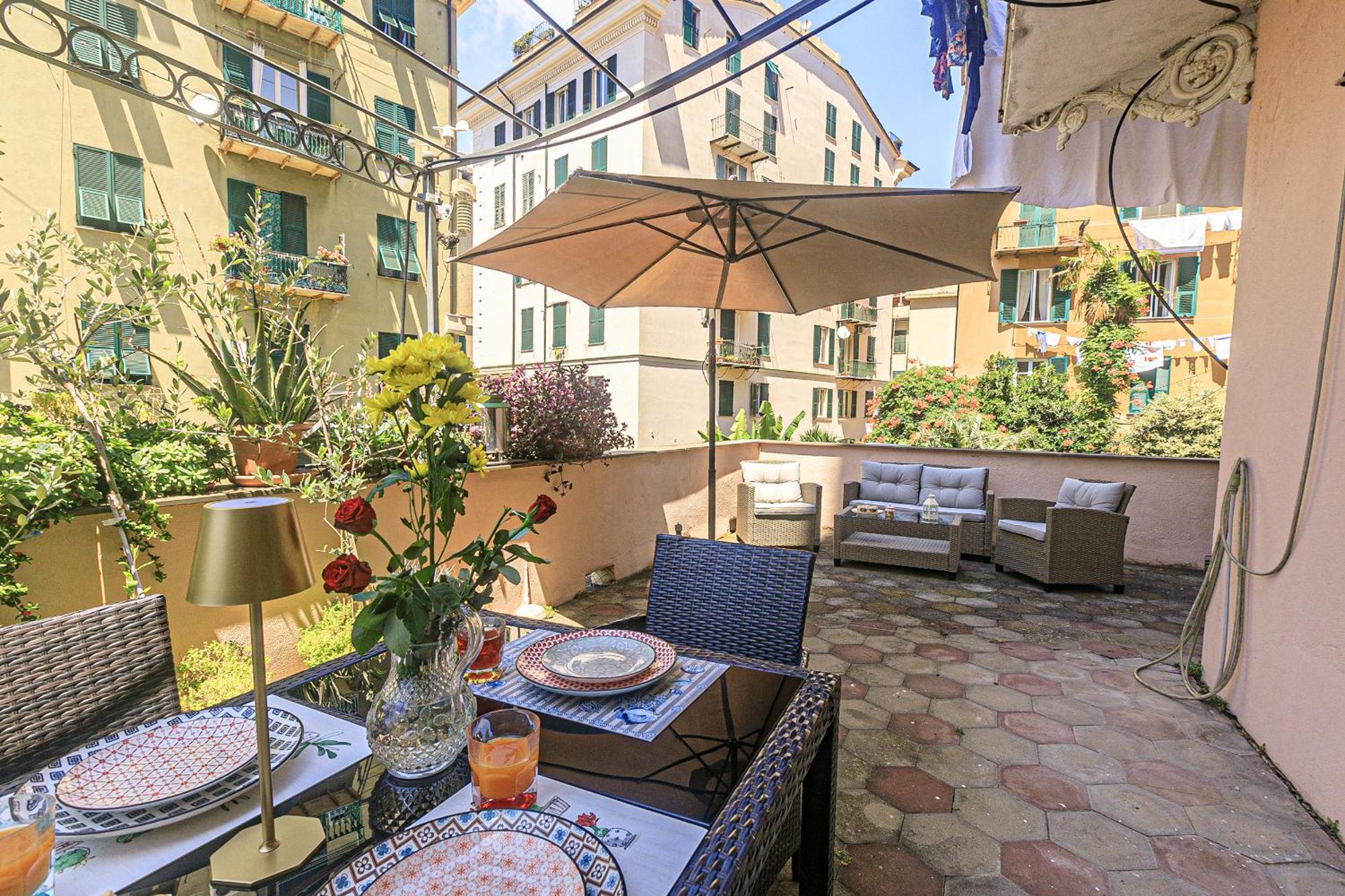 Sole, Terrazza, Centro Citta E Wi-Fi Veloce! Apartment เจนัว ภายนอก รูปภาพ